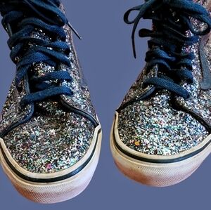 ✨️Vans Shabby Chic Glitter High Tops